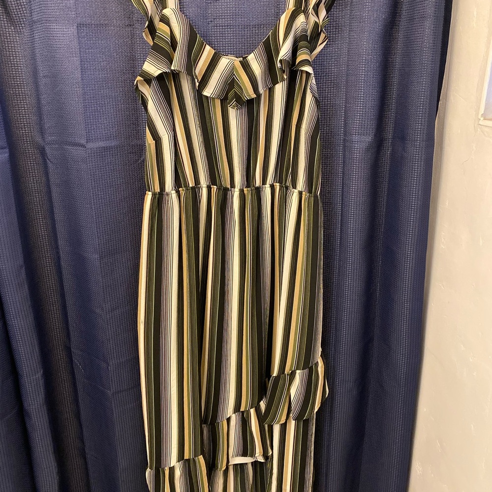 Striped Ruffle Dress - Picture 4 of 7